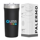 a group of 18 oz palermo - powder - matte black