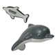 aerial view a gray dolphin - stress reliever, image 1 of 2