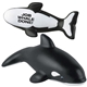 aerial view a black/white killer whale - stress reliever, image 1 of 2