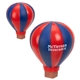 aerial view a red/blue hot air balloon - stress reliever, image 1 of 2