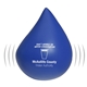 aerial view a blue wobble droplet stress reliever, image 1 of 2