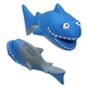 aerial view a blue cartoon shark - stress reliever, image 1 of 2