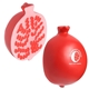 aerial view a red/pink pomegranate - stress reliever, image 1 of 2