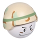 aerial view a desert tan soldier mad cap - stress reliever, image 1 of 2