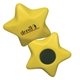 a yellow star magnet - stress reliever