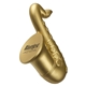aerial view a gold saxophone - stress reliever, image 1 of 2