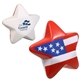 aerial view a blue/red/white patriotic star - stress reliever, image 1 of 2