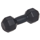 aerial view a black dumbbell stress reliever, image 1 of 2