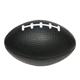 aerial view a black small football stress reliever, image 1 of 2