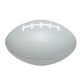 aerial view a gray small football stress reliever, image 1 of 2