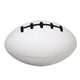 aerial view a white small football stress reliever, image 1 of 2