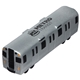 aerial view a silver metro train - stress reliever, image 1 of 2