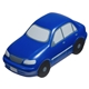 aerial view a blue sedan stress reliever, image 1 of 2