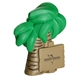 aerial view a green/tan palm tree - stress reliever, image 1 of 2