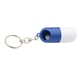 aerial view a blue/white twist a pill key chain, image 1 of 2
