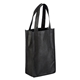 aerial view a black orchard breeze 2- bottle non - woven wine bag, image 1 of 2