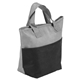 aerial view a black santa ana non - woven insulated snack tote, image 1 of 2