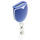 a blue id clip pedometer