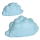 aerial view a light blue cloud stress reliever, image 1 of 2
