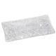 aerial view a clear large aqua rectangle pearls hot cold pack, image 1 of 2