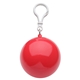 aerial view a red rainy day poncho ball, image 1 of 2