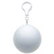 aerial view a white rainy day poncho ball, image 1 of 2
