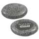 aerial view a dark gray smooth rock stress reliever, image 1 of 2