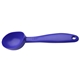 aerial view a blue promotional personalized plastic arctic ice cream scoop, image 1 of 2