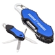 aerial view a blue 6- in -1 carabiner tool set, image 1 of 2