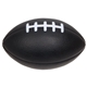 aerial view a black medium football stress ball, image 1 of 2