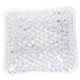 aerial view a clear square aqua pearls hot / cold pack, image 1 of 2