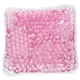 aerial view a pink square aqua pearls hot / cold pack, image 1 of 2