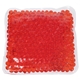 aerial view a red square aqua pearls hot / cold pack, image 1 of 2
