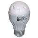 aerial view a gray led light bulb stress reliever, image 1 of 2
