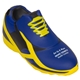 aerial view a blue/yellow/black running shoe stress reliever, image 1 of 2