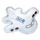 aerial view a white airplane hot / cold pack, image 1 of 2