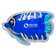 aerial view a blue tropical fish hot / cold pack, image 1 of 2