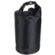 aerial view a black 10- liter waterproof gear bag, image 1 of 2