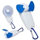 aerial view a blue handy breeze portable fan light, image 1 of 2