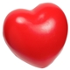 aerial view a red heart slo - release serenity squishy, image 1 of 2