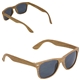 aerial view a brown sebring uv400 wood grain sunglasses, image 1 of 2