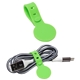 aerial view a lime green wrap n go cable organizer, image 1 of 2