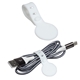 aerial view a white wrap n go cable organizer, image 1 of 2