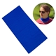 aerial view a blue one - color printed huggle, image 1 of 2