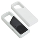 aerial view a white ensemble clip - on wireless speaker, image 1 of 2