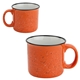 aerial view a orange forge 15 oz ceramic mug, image 1 of 2