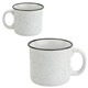 aerial view a white forge 15 oz ceramic mug, image 1 of 2