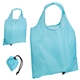aerial view a aqua bazaar rpet folding reusable tote bag, image 1 of 2