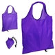 aerial view a purple bazaar rpet folding reusable tote bag, image 1 of 2