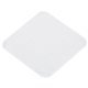 aerial view a white heavyweight 6 x 6 draw twist microfiber cleaning cloth - full - color, image 1 of 2